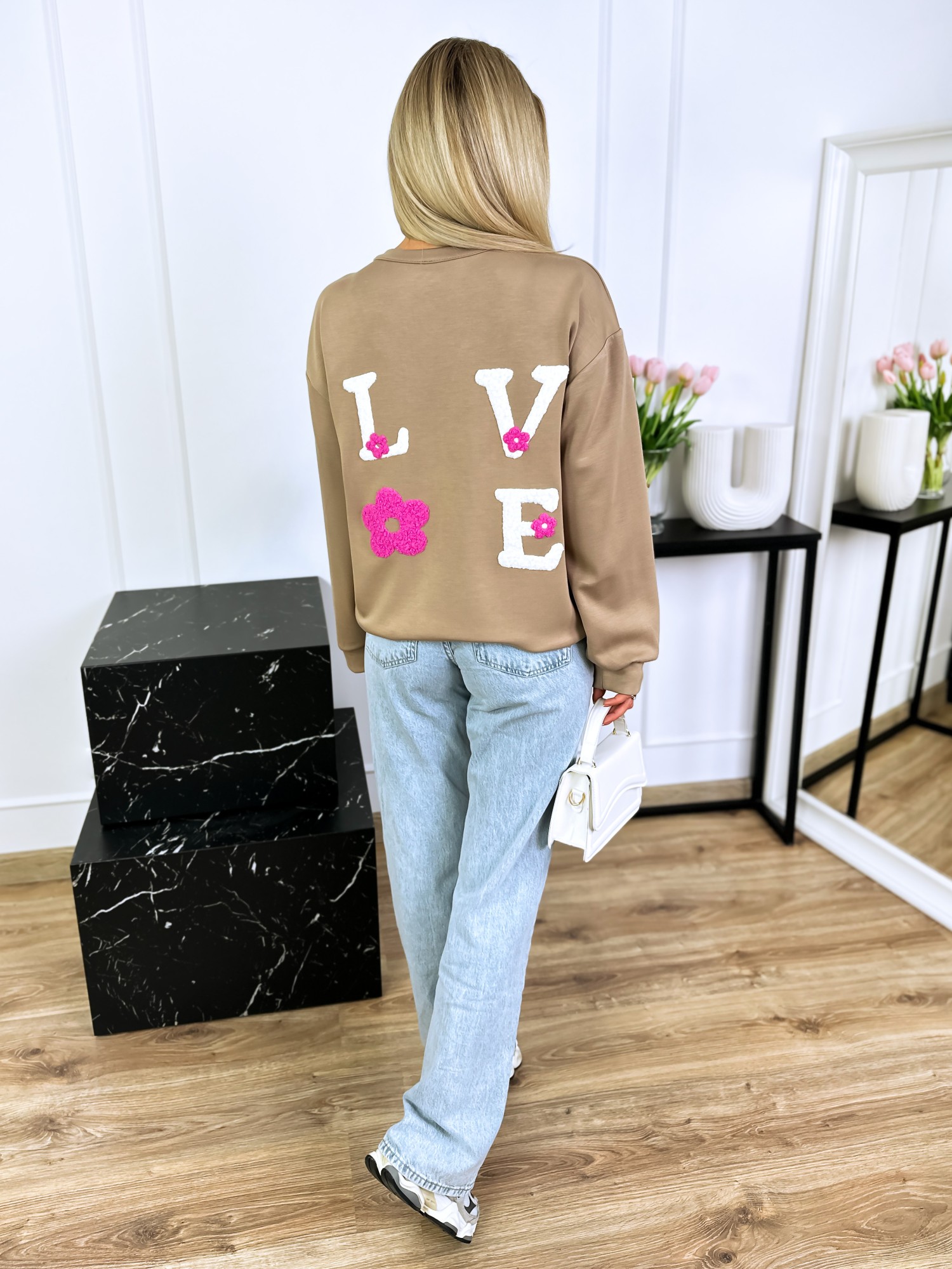 Bluza Binnie Beżowa Bluza Binnie Beżowa