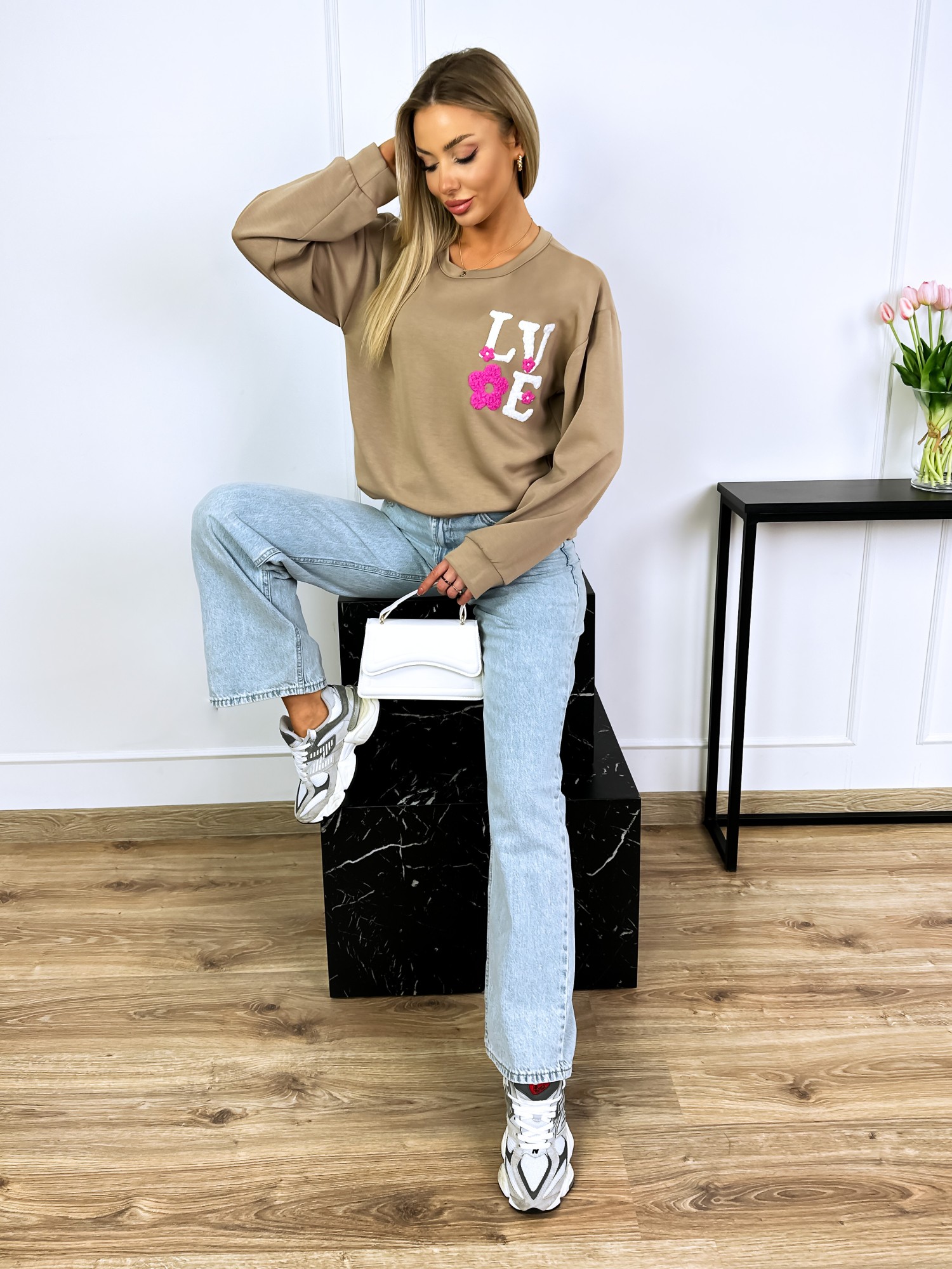 Bluza Binnie Beżowa