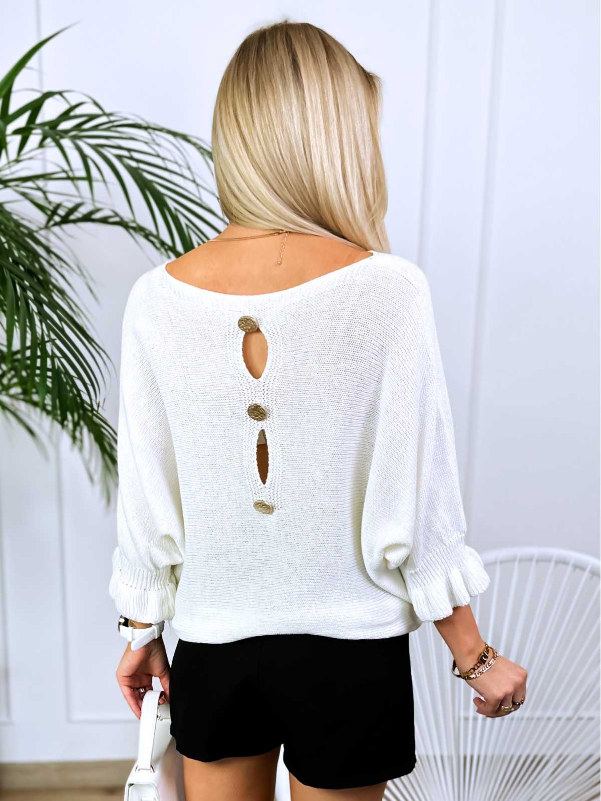 Sweter Richard Kremowy Sweter Richard Kremowy