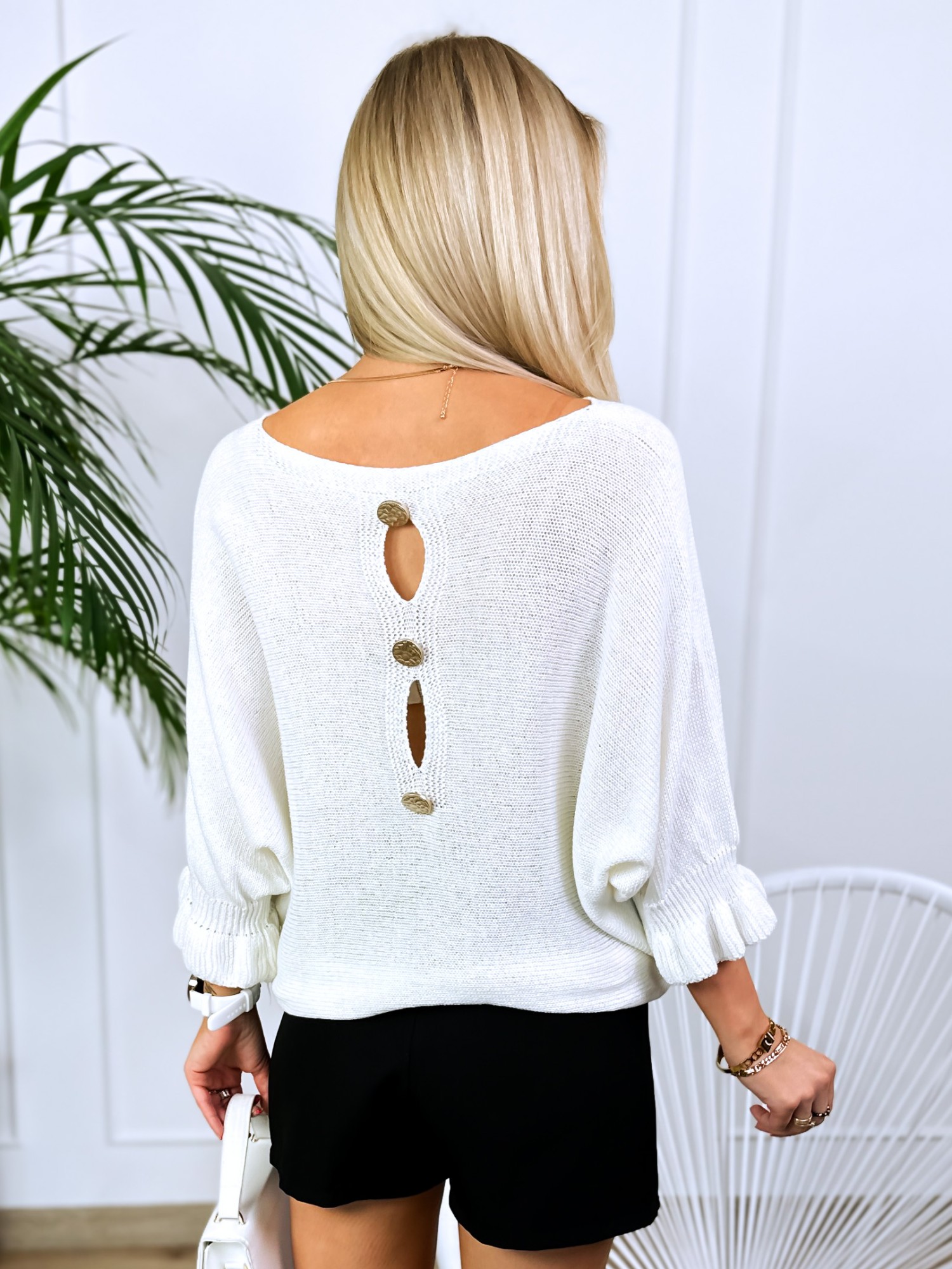 Sweter Richard Kremowy Sweter Richard Kremowy