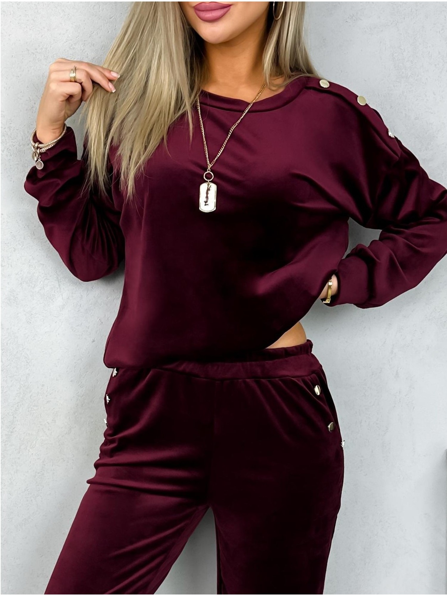 Dres Mardi Bordowy