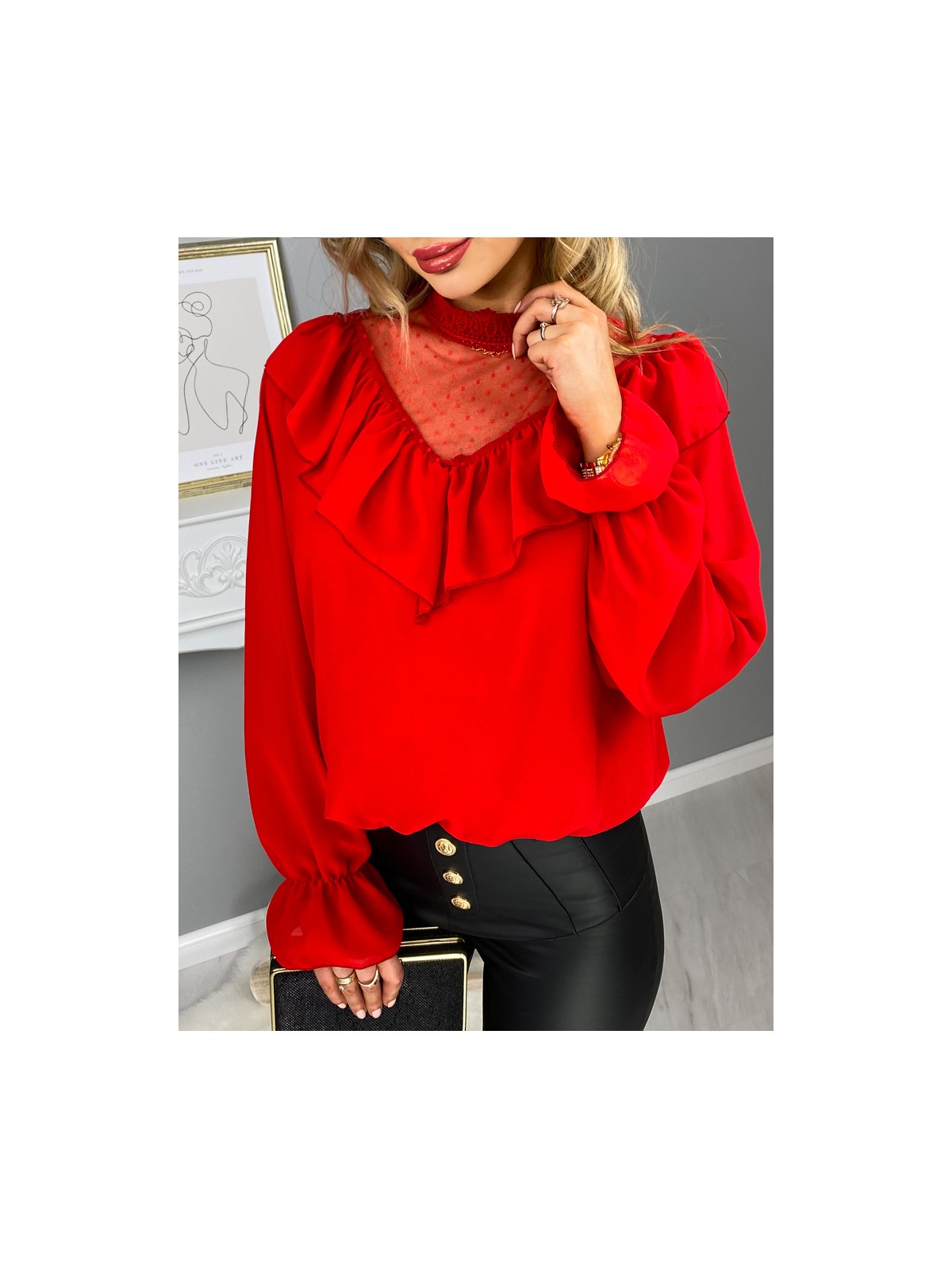 Bluzka Rosii Czerwona