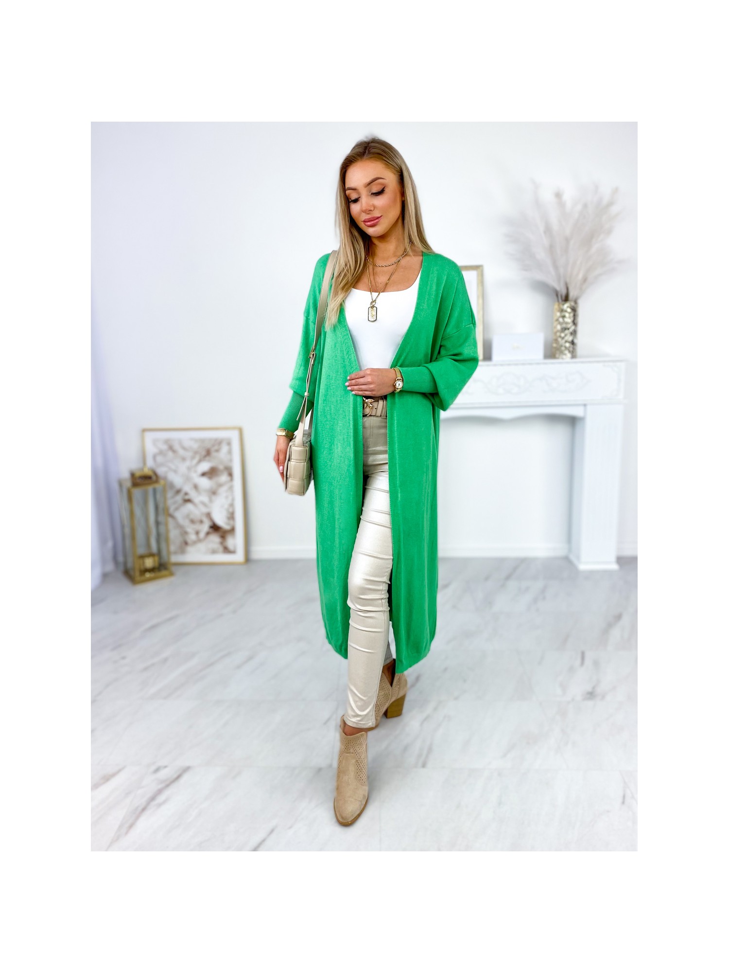 Sweter Long Avola Zielony Sweter Long Avola Zielony