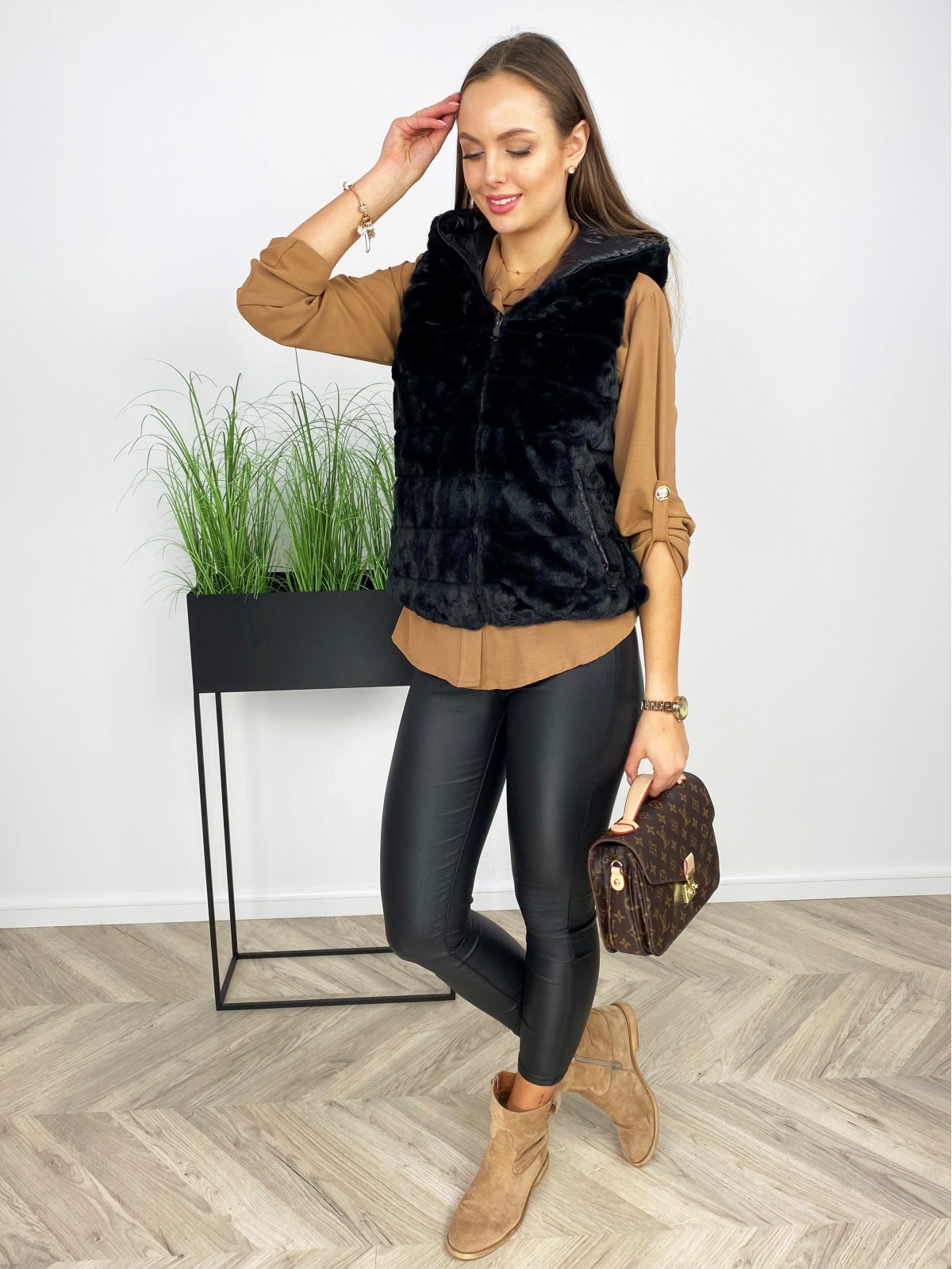 Kamizelka Tastino Dwustronna Czarna