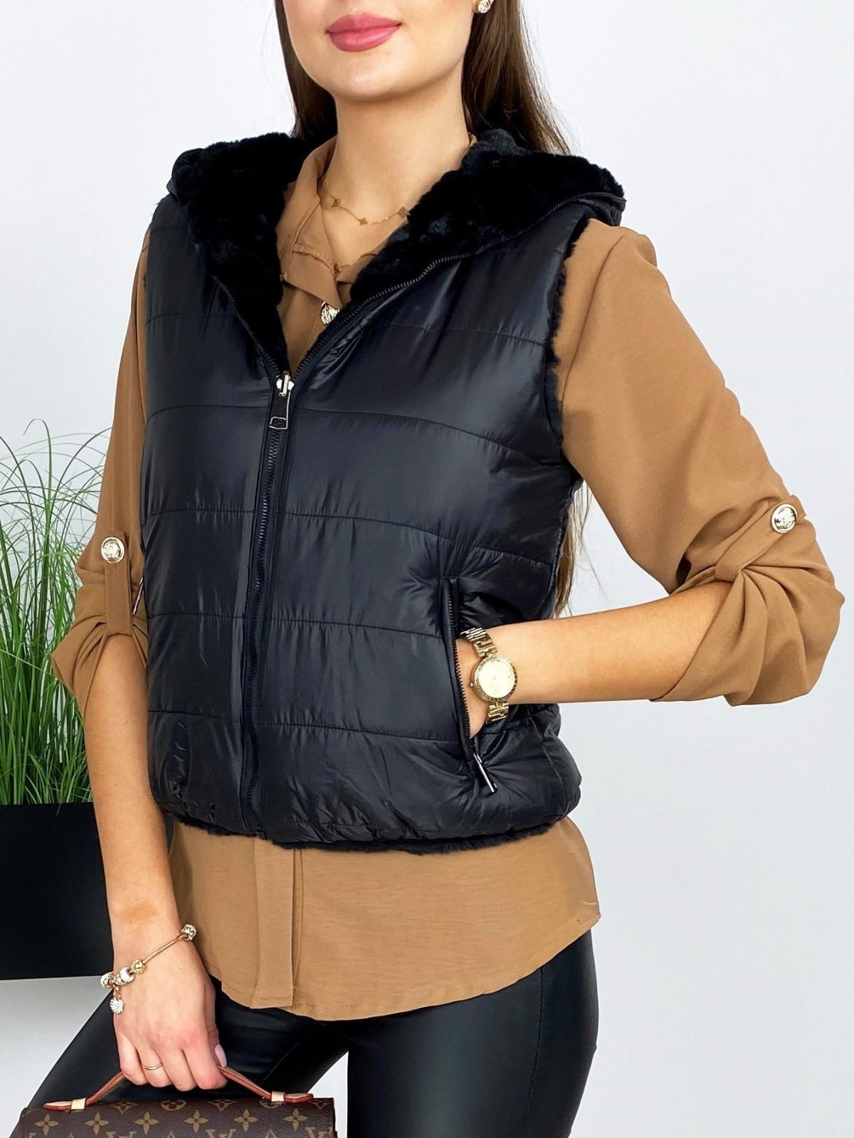 Kamizelka Tastino Dwustronna Czarna