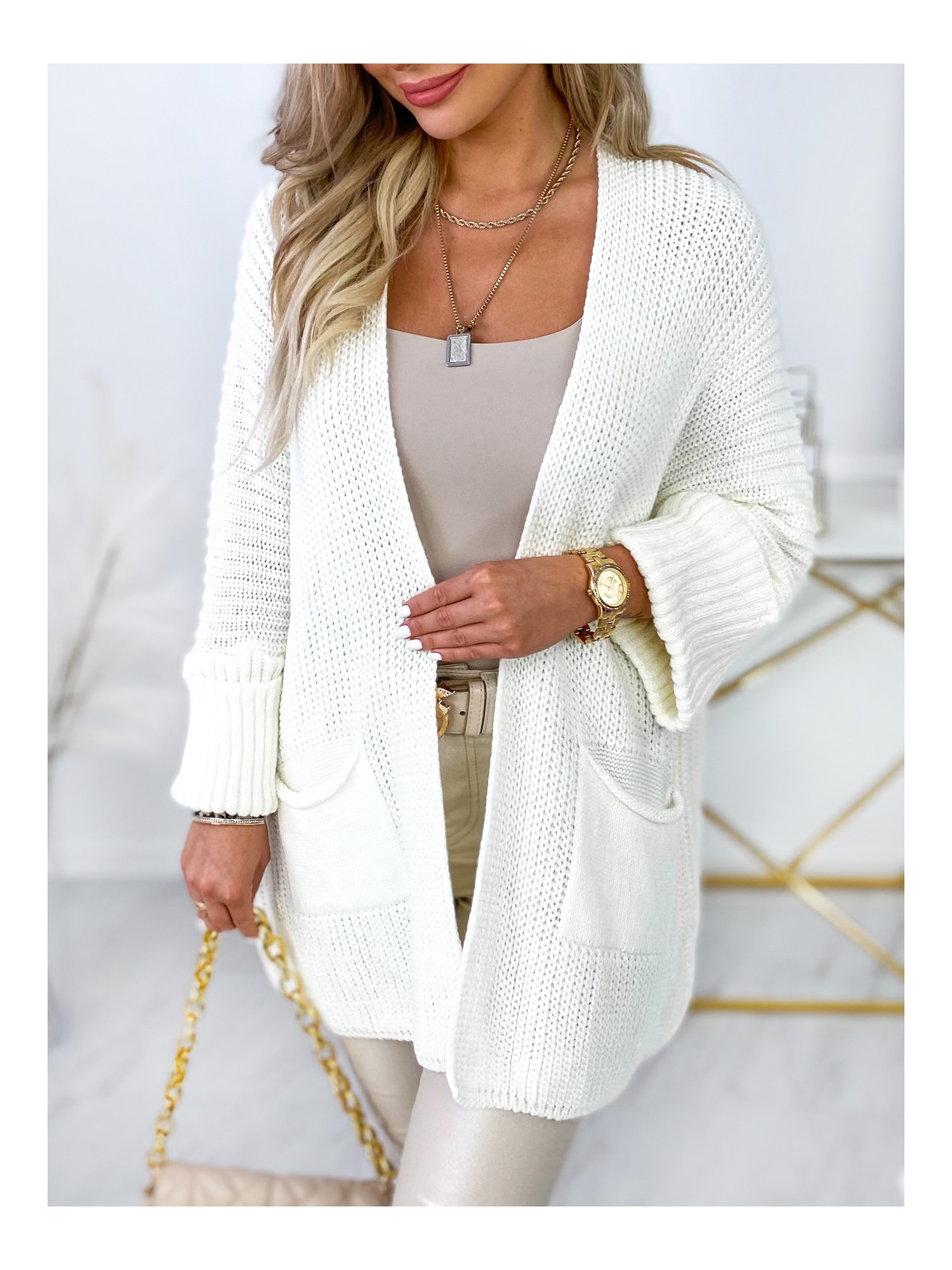 Sweter Rubi Kremowy Sweter Rubi Kremowy
