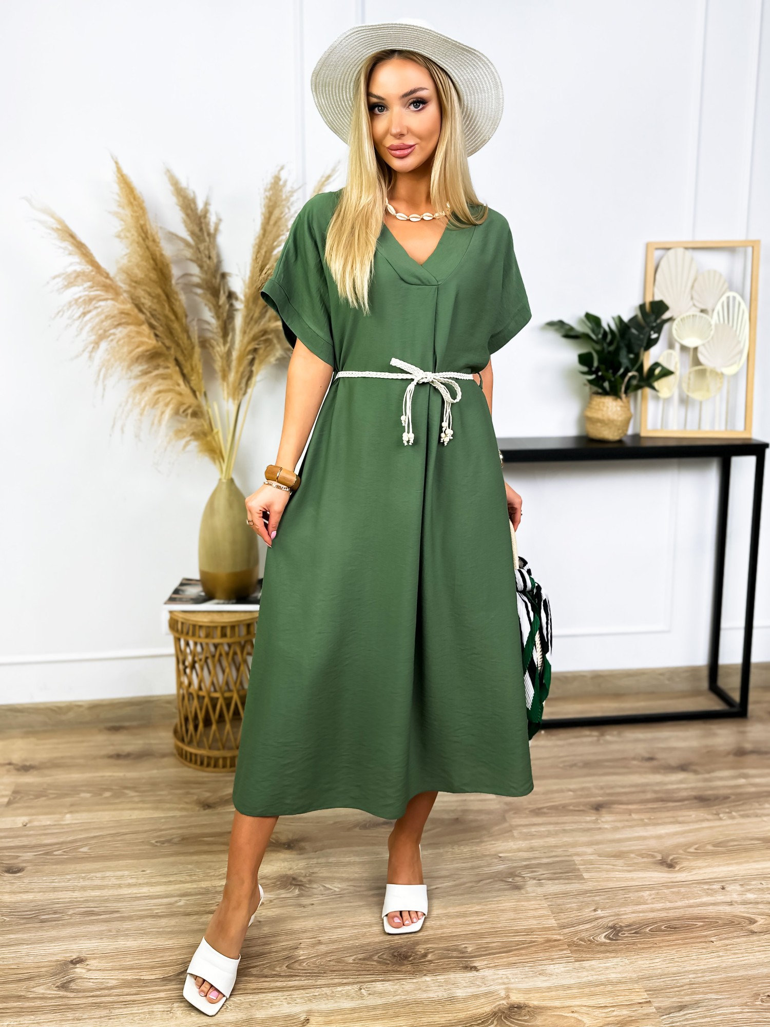 Sukienka Sabrina Khaki Sukienka Sabrina Khaki