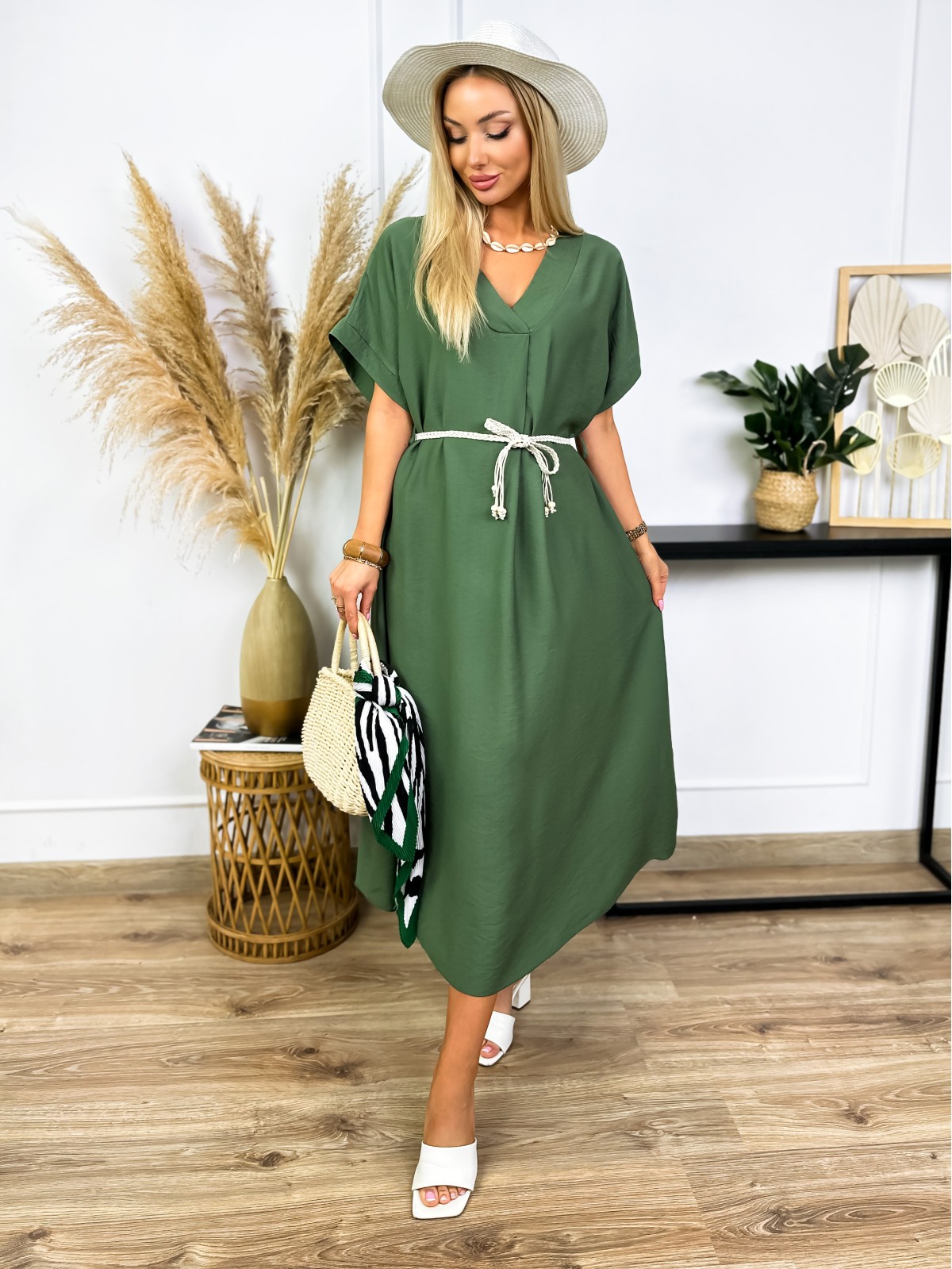 Sukienka Sabrina Khaki Sukienka Sabrina Khaki