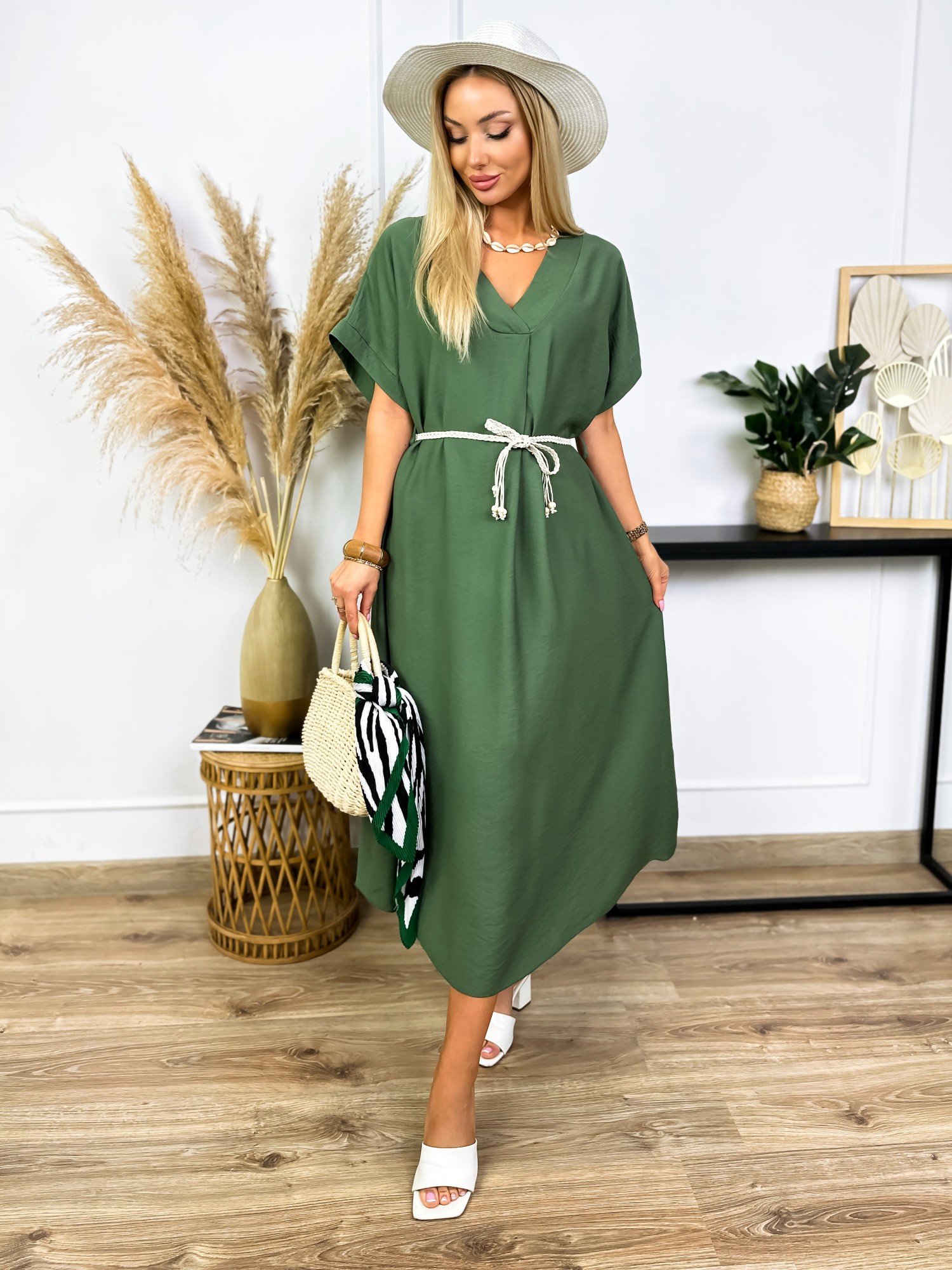 Sukienka Sabrina Khaki Sukienka Sabrina Khaki