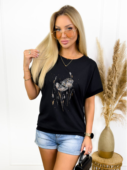 Bluzka Savannah Czarna Bluzka Savannah Czarna