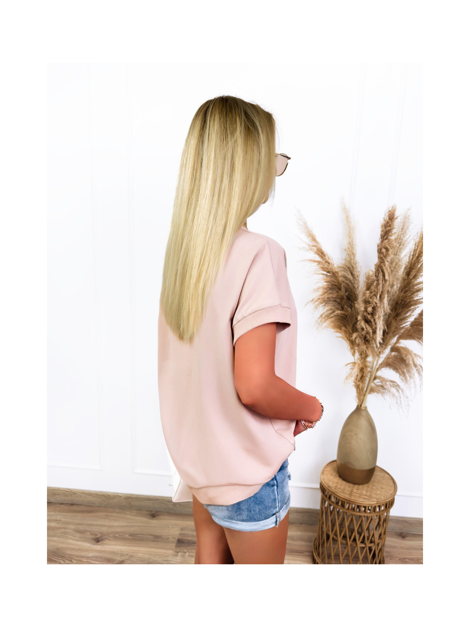 Bluzka Savannah Pudrowy Róż Bluzka Savannah Pudrowy Róż