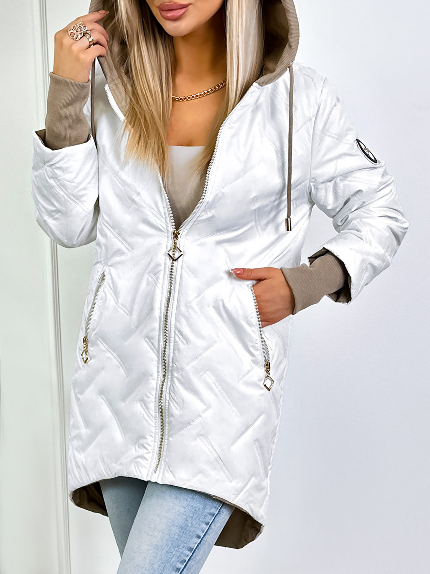 Kurtka Lauret Biała