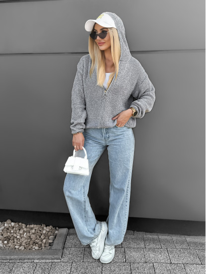 Sweter Jolian Szary Sweter Jolian Szary