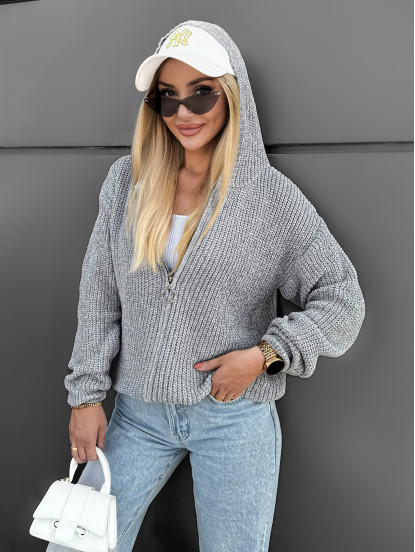 Sweter Jolian Szary Sweter Jolian Szary