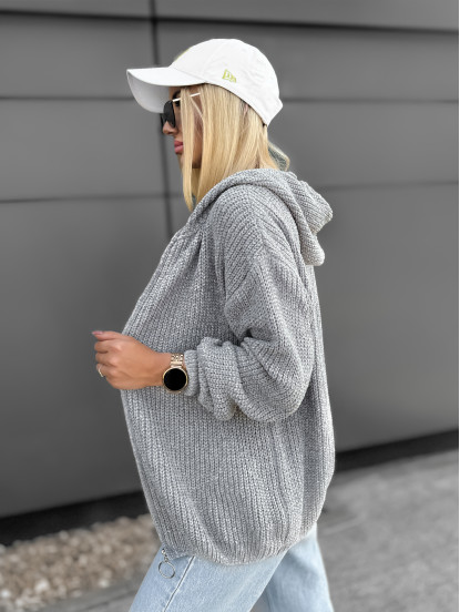 Sweter Jolian Szary Sweter Jolian Szary
