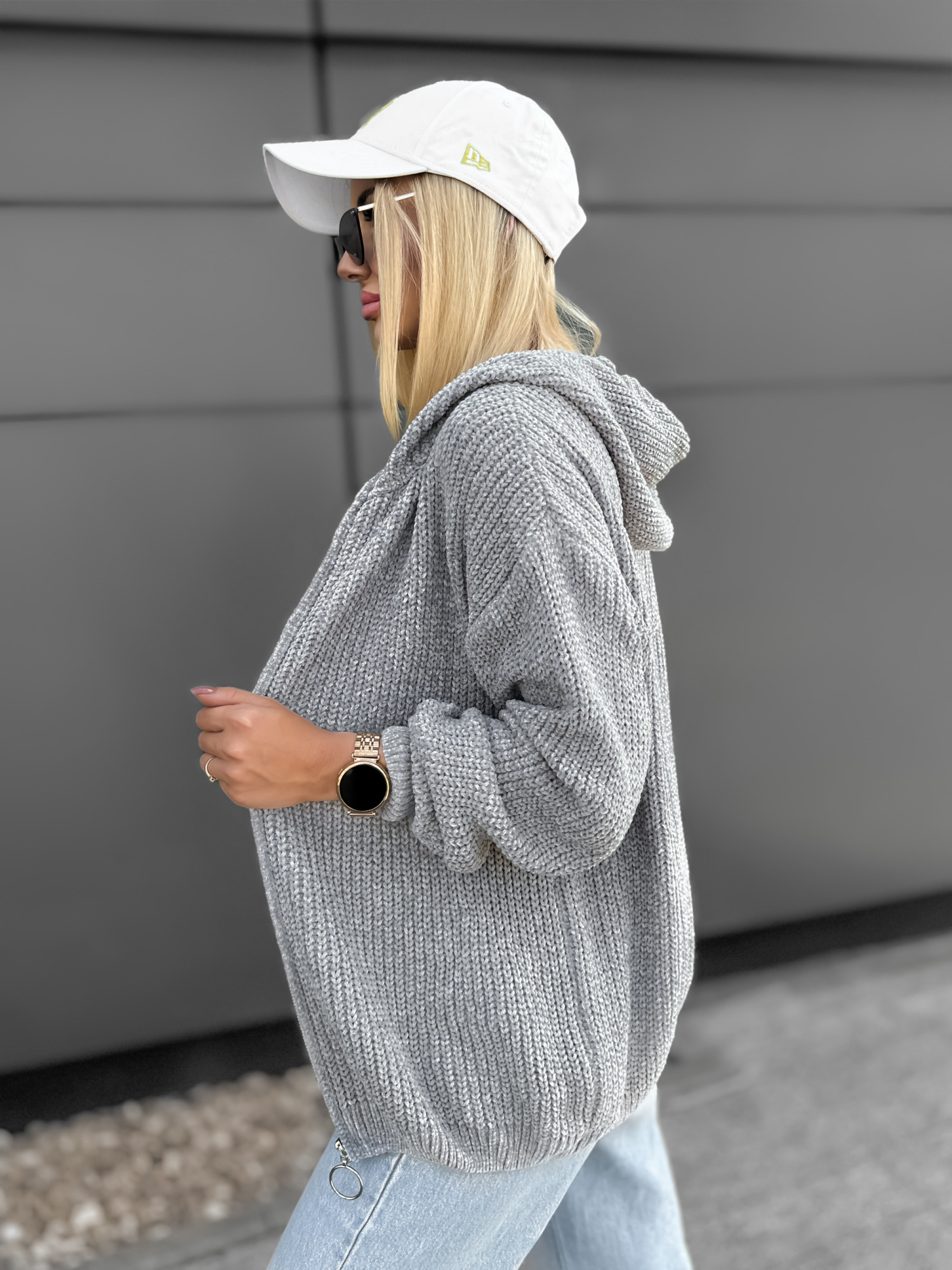 Sweter Jolian Szary Sweter Jolian Szary