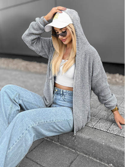 Sweter Jolian Szary Sweter Jolian Szary