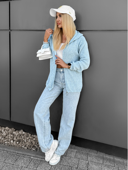 Sweter Jolian Błękitny Sweter Jolian Błękitny