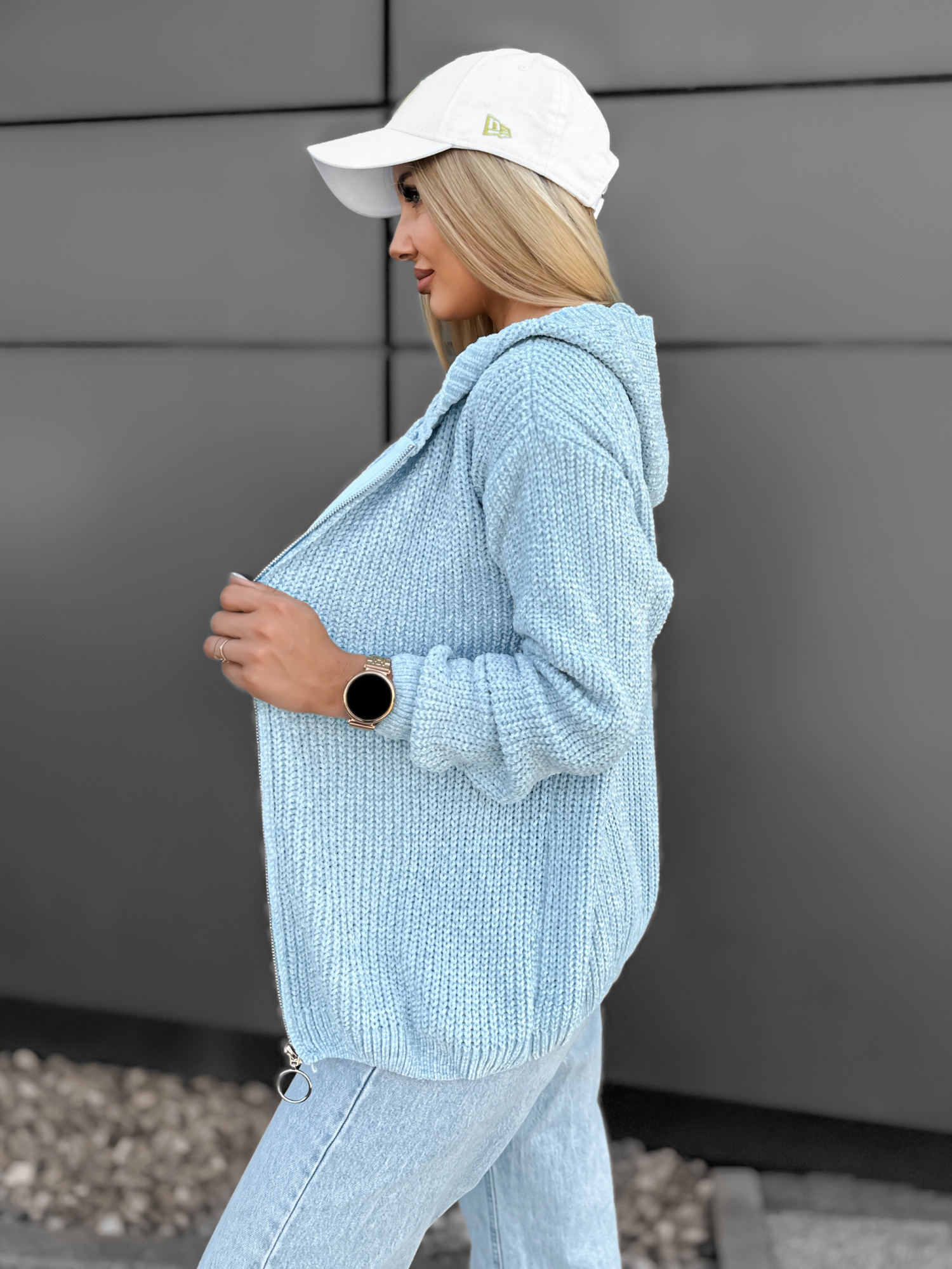 Sweter Jolian Błękitny Sweter Jolian Błękitny