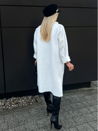 Płaszcz Beverly Biały Płaszcz Beverly Biały