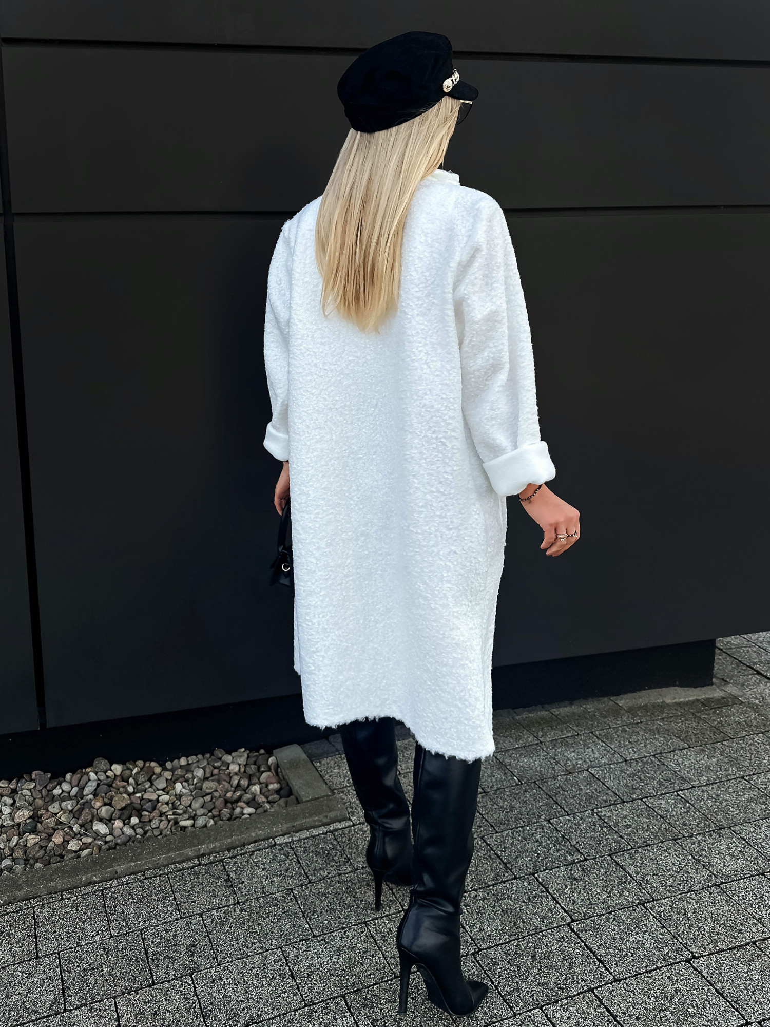 Płaszcz Beverly Biały Płaszcz Beverly Biały