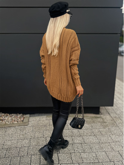 Sweter Ressa Camelowy Sweter Ressa Camelowy