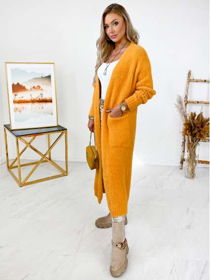 Sweter Kardigan Iganna Miodowy Sweter Kardigan Iganna Miodowy