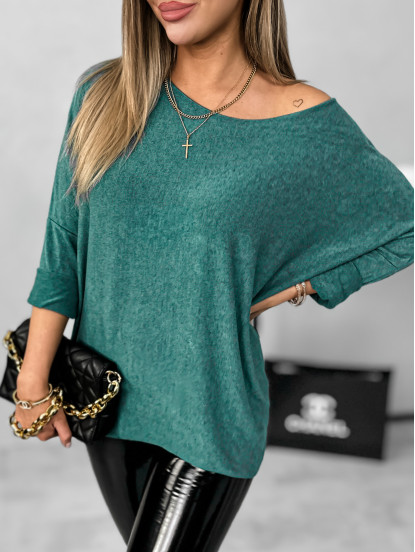 Sweter Guena Szmaragdowa Sweter Guena Szmaragdowa
