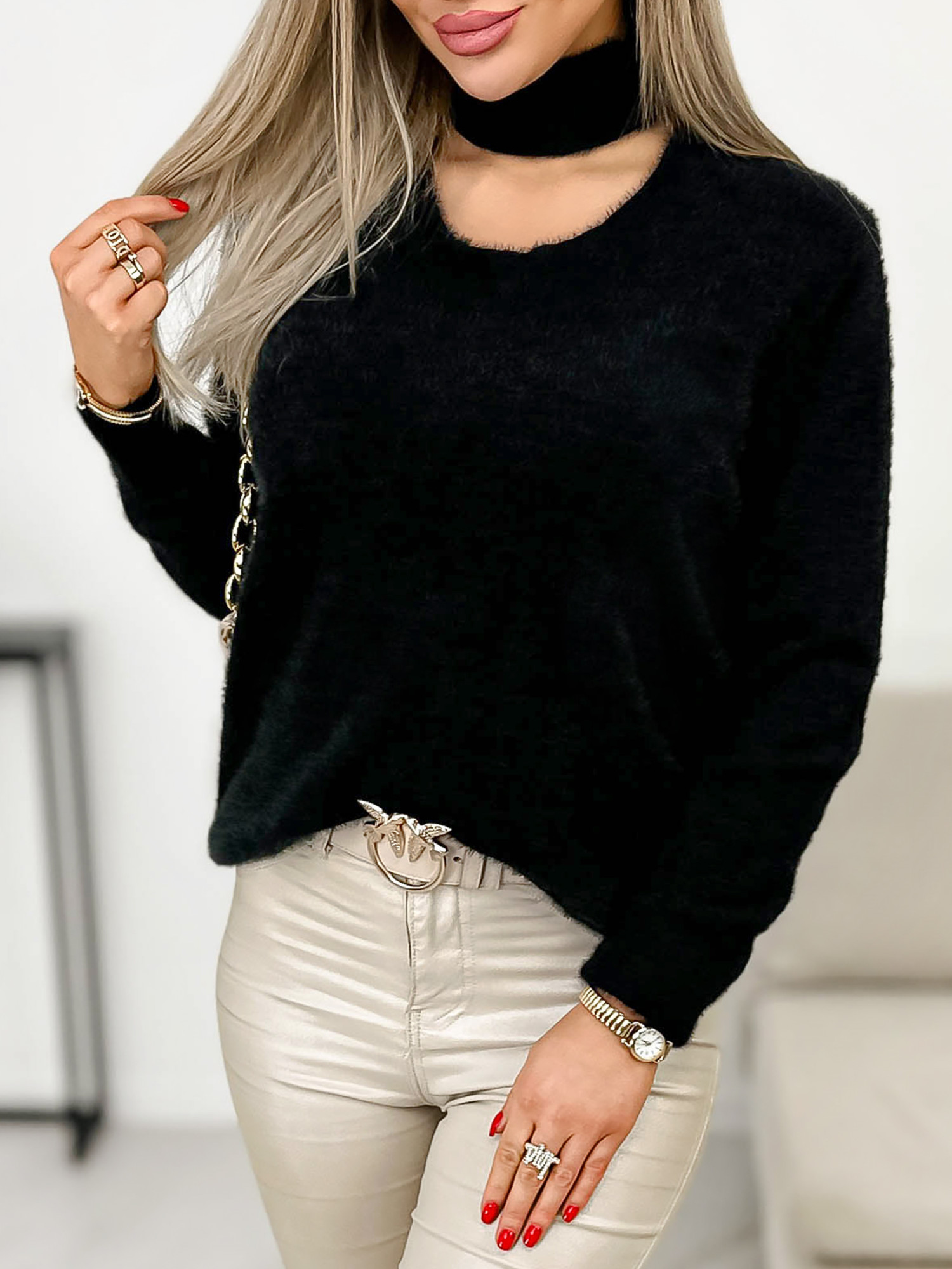Sweter Hailey Czarny