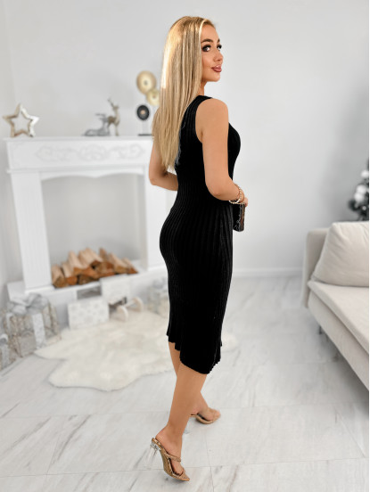 Komplet Sweterkowy Yordani Czarny