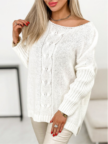 Sweter  Ligo Biały