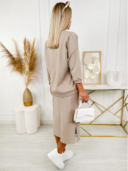 Komplet Aisha Beżowy