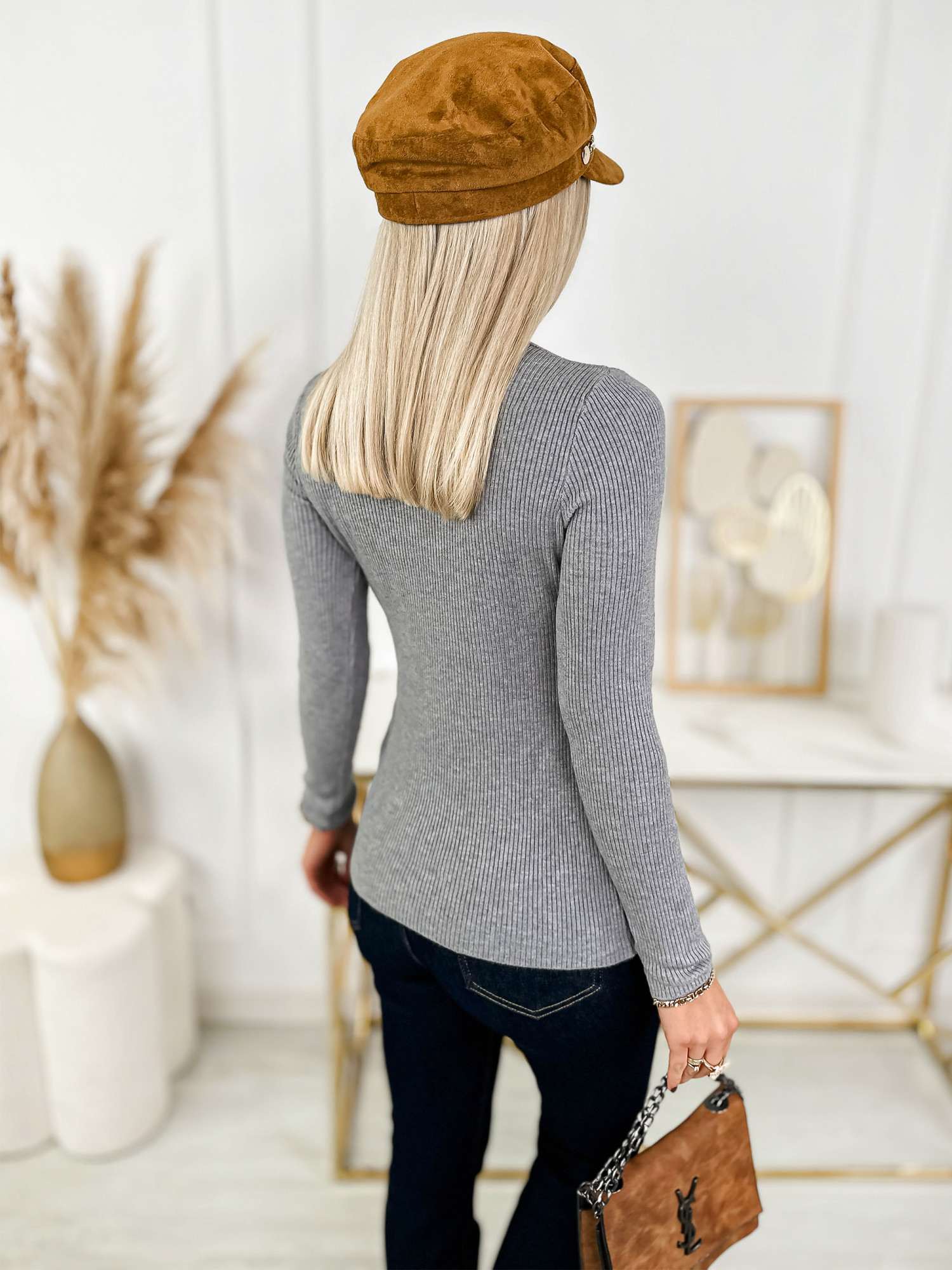 Bluzka Selia Szara Bluzka Selia Szara