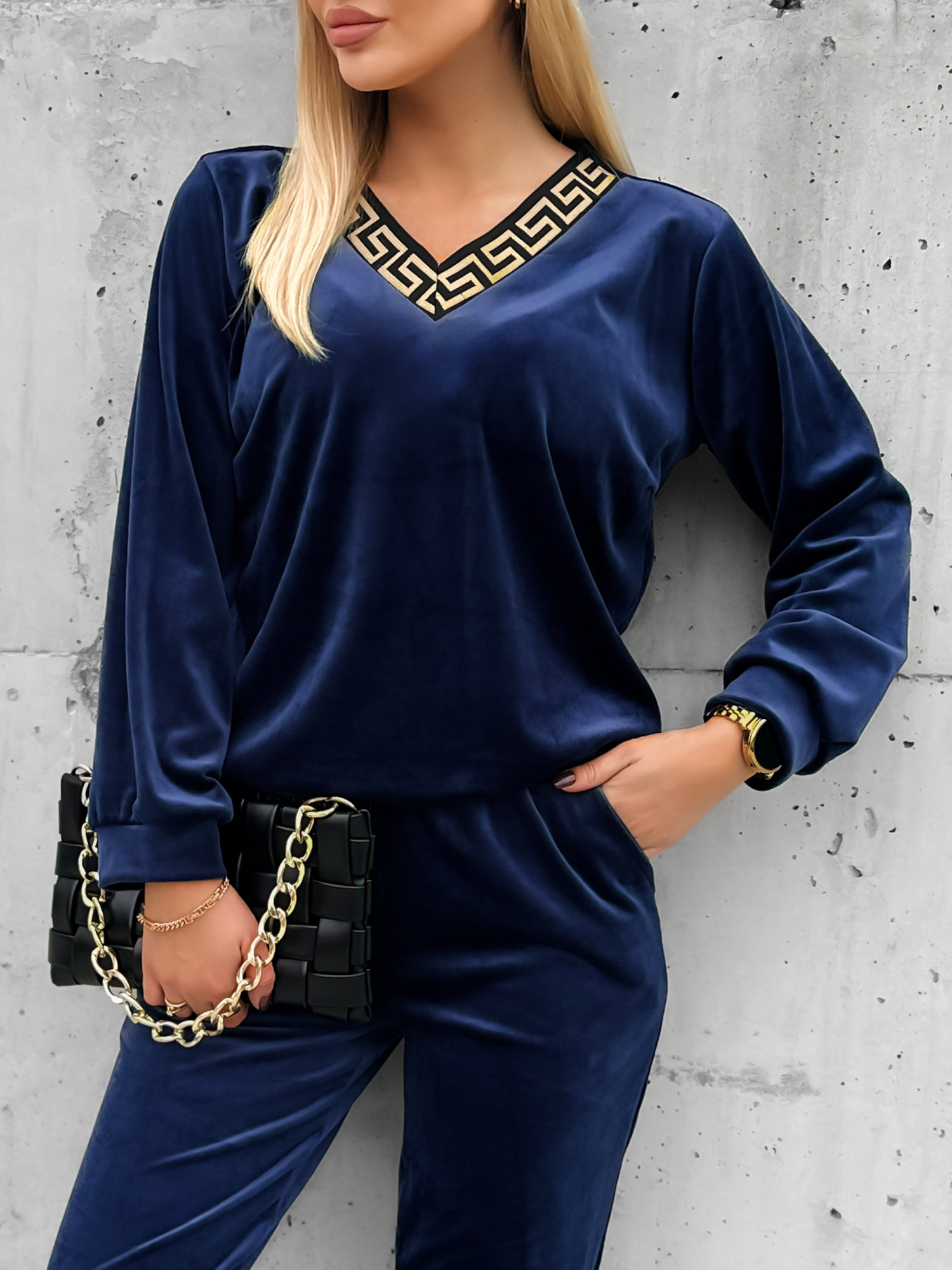 Dres Carla Granatowy
