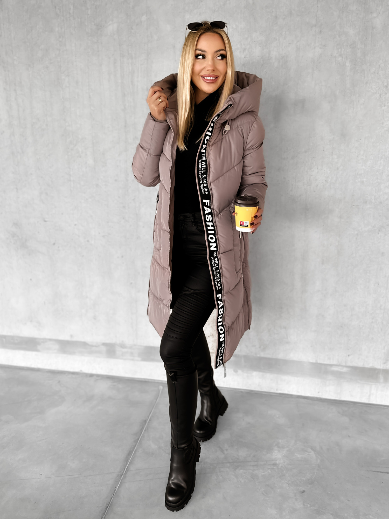 Kurtka Zuwena Beżowa