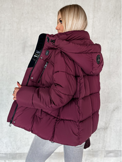Kurtka Ambrosia Bordowa