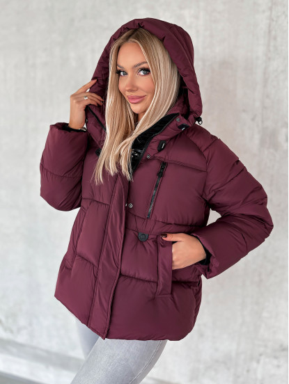 Kurtka Ambrosia Bordowa