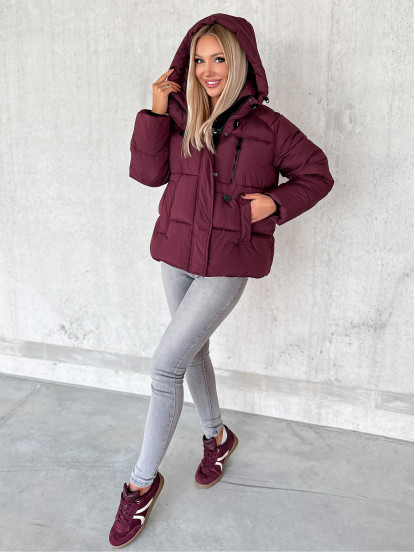 Kurtka Ambrosia Bordowa