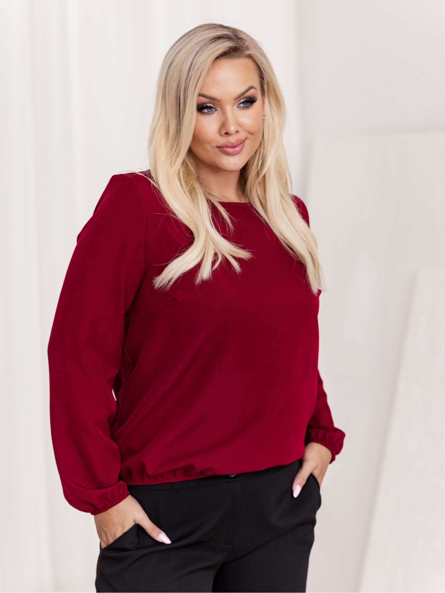 Bluzka Maderi Bordowa