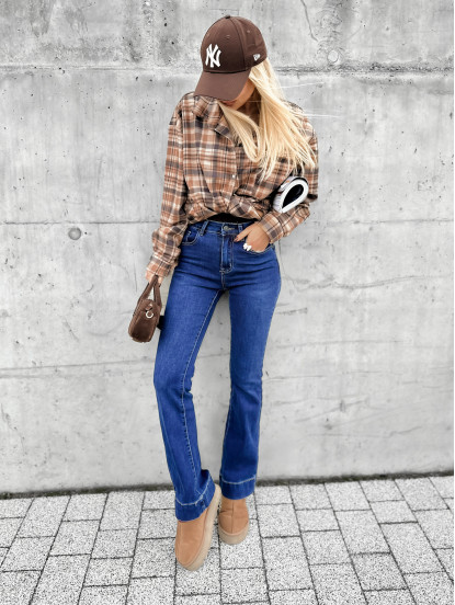 Spodnie Dzwony Jeansowe Terni