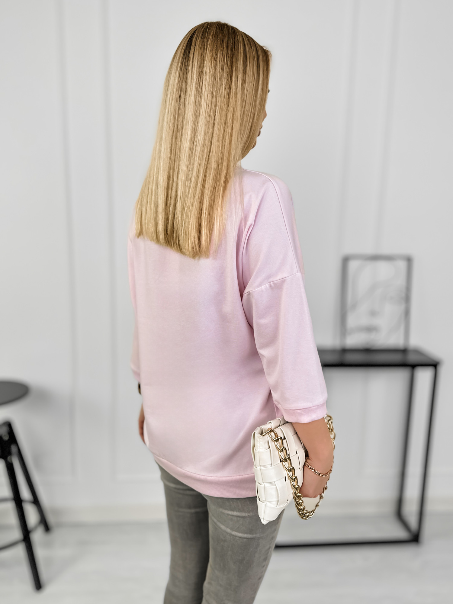 Bluzka Taormina Jasnoróżowa