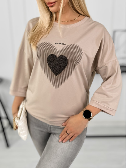 Bluzka Taormina Beżowa Bluzka Taormina Beżowa