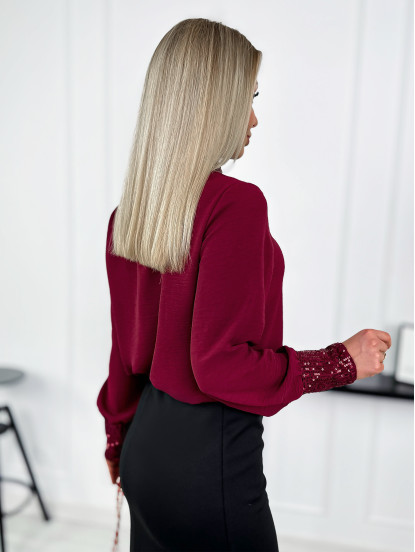 Koszula Verona Bordowa