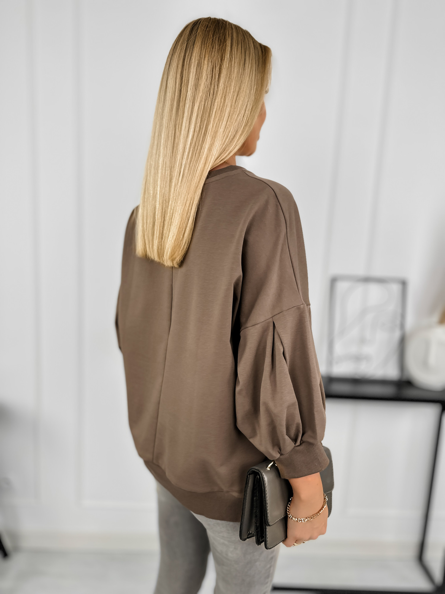 Bluzka Amapola Brązowa Bluzka Amapola Brązowa