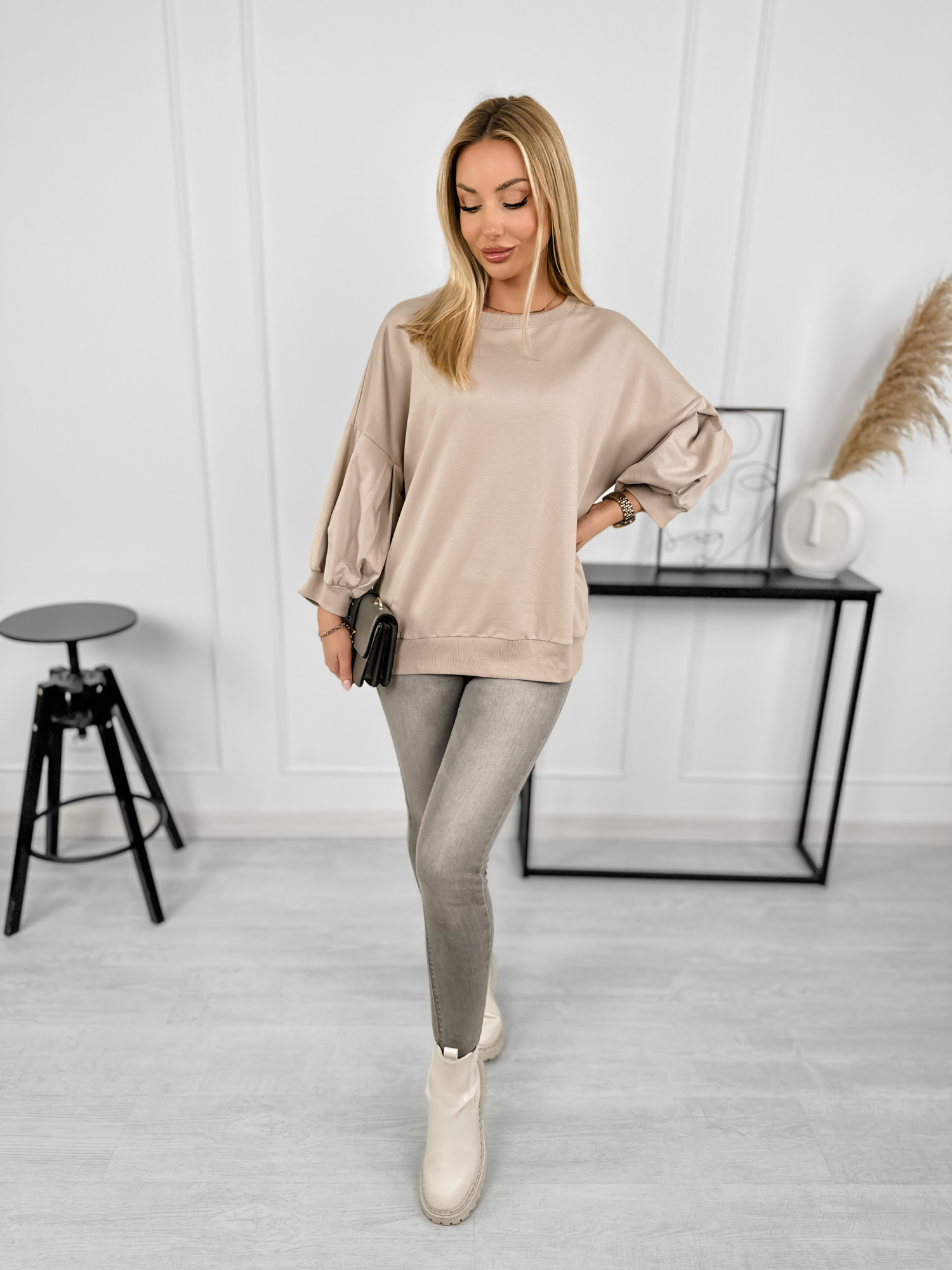 Bluzka Amapola Beżowa Bluzka Amapola Beżowa