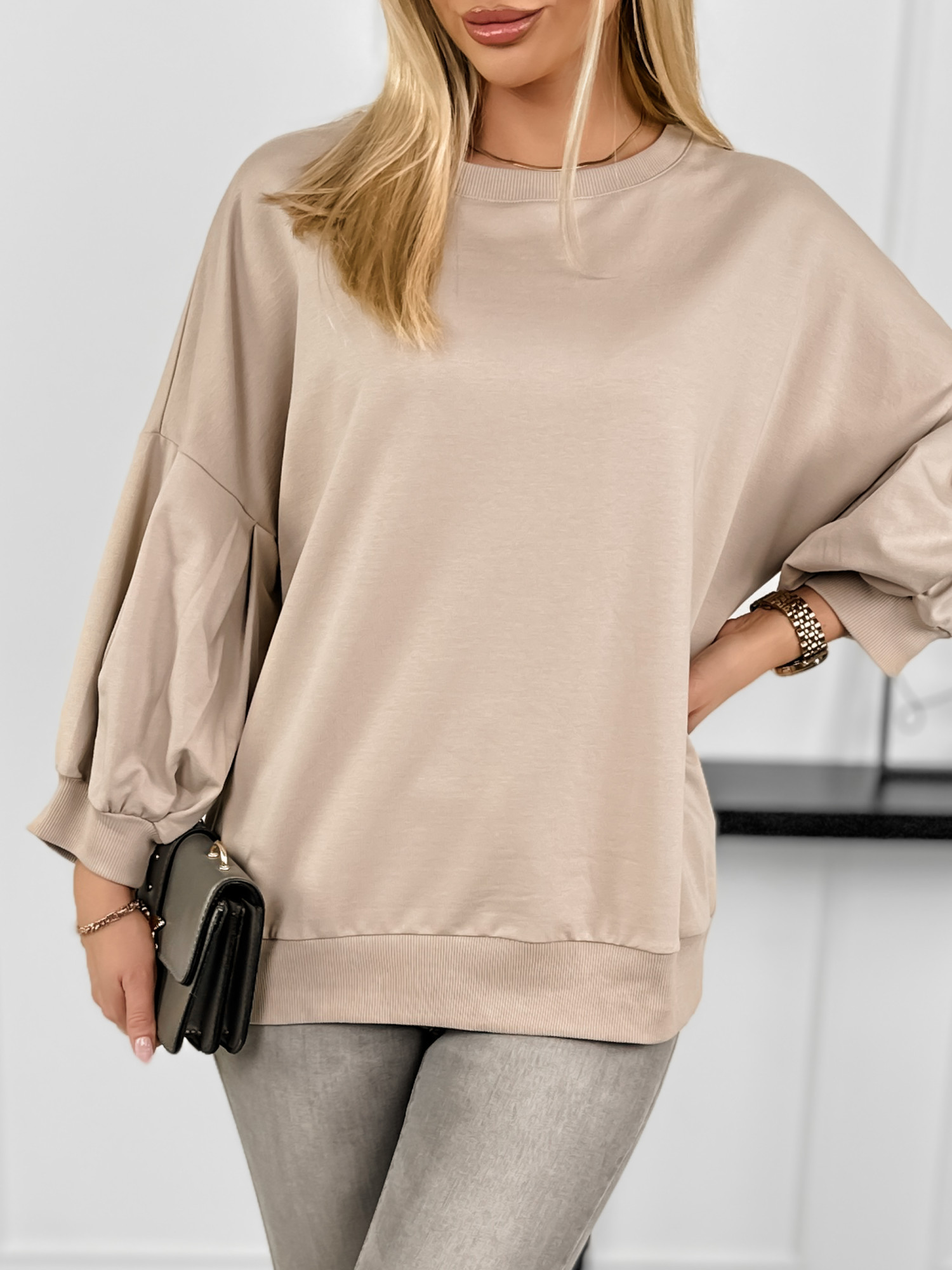 Bluzka Amapola Beżowa Bluzka Amapola Beżowa