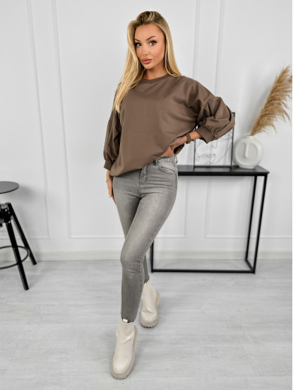 Bluzka Amapola Brązowa Bluzka Amapola Brązowa