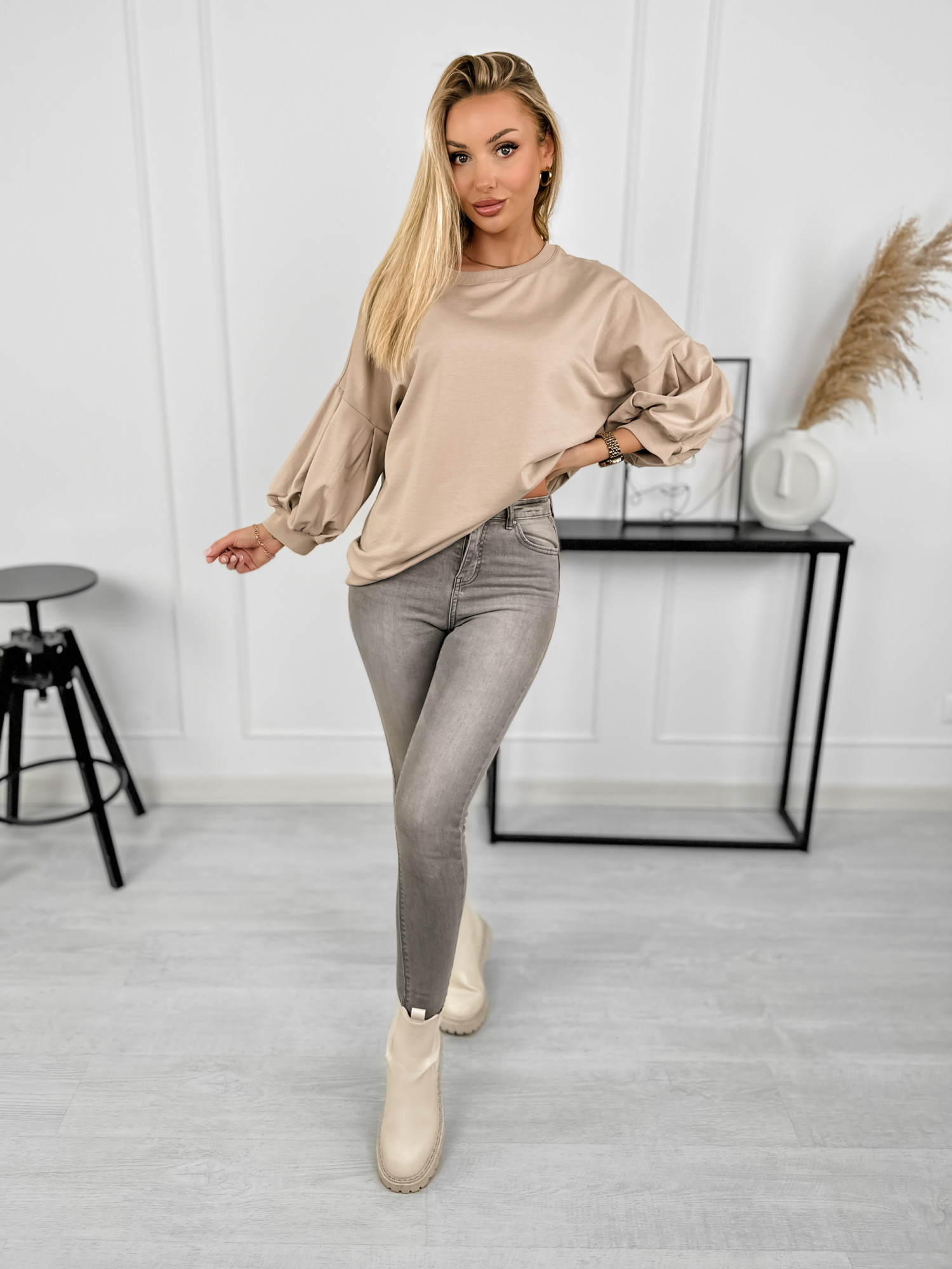 Bluzka Amapola Beżowa Bluzka Amapola Beżowa