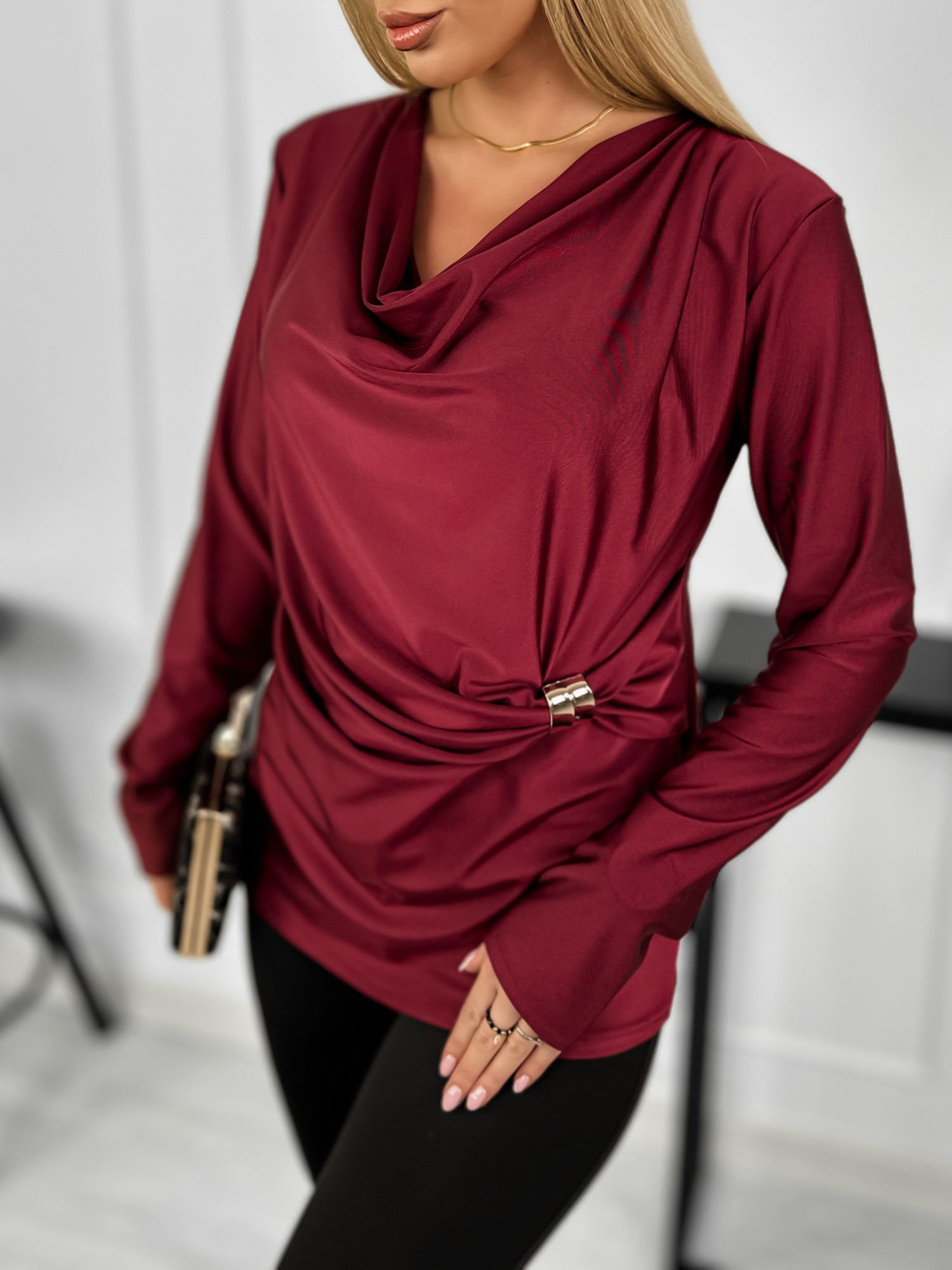 Bluzka Ferrara Bordowa Bluzka Ferrara Bordowa