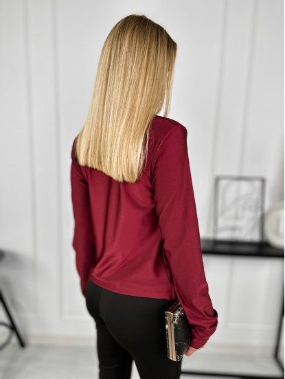 Bluzka Ferrara Bordowa Bluzka Ferrara Bordowa